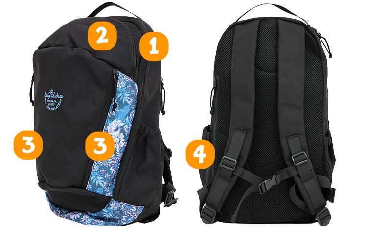 フルオープンバックパックー全体写真