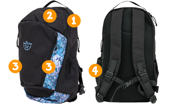 フルオープンバックパックー全体写真