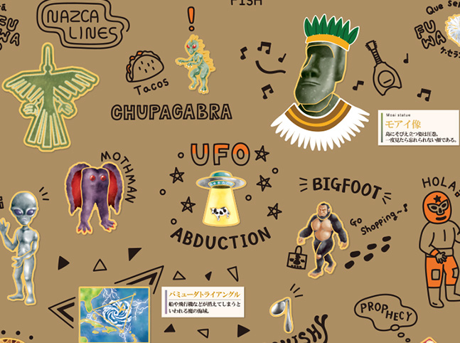 世界の不思議ー柄