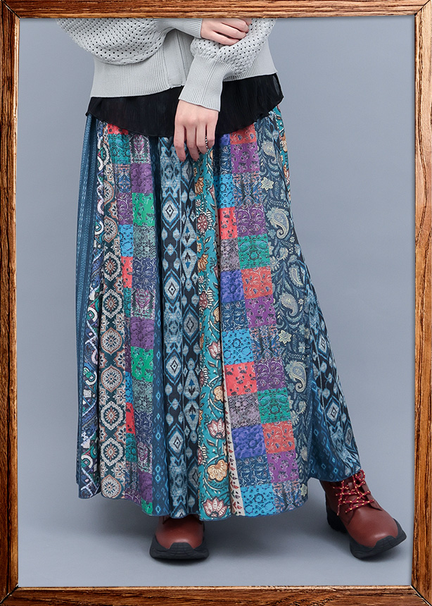 モデル着用/ブルー