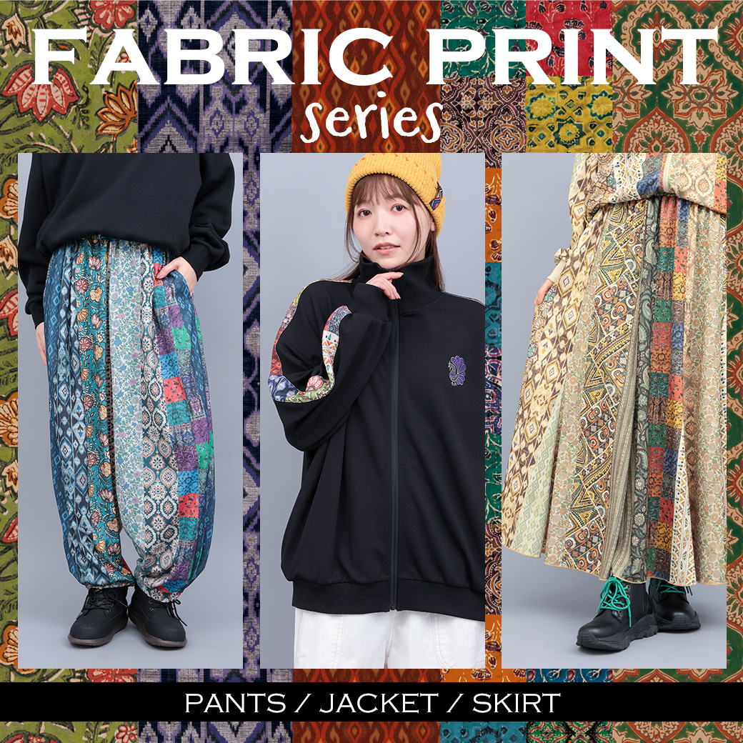 【TOPICS】ファブリックプリントシリーズ25aw