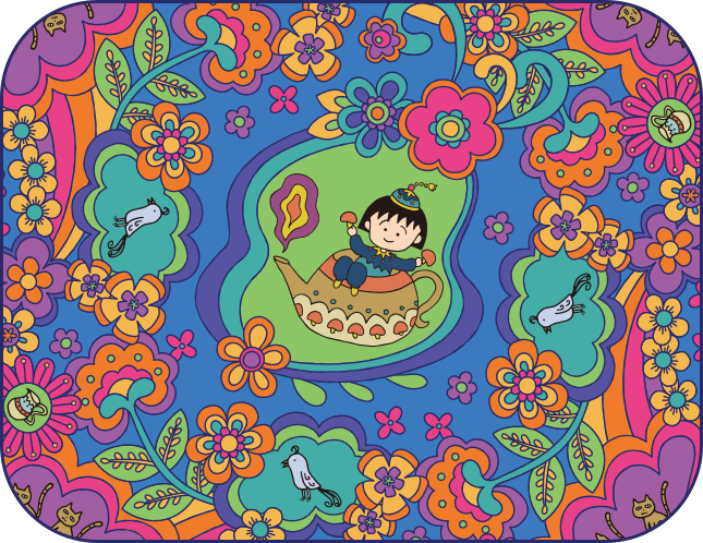 レトロポップ柄イメージ