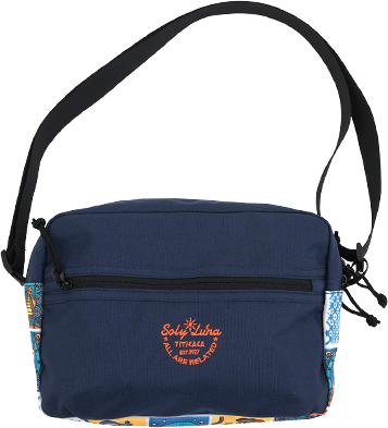 クリアポケットセパレートショルダーバッグ/ネイビー