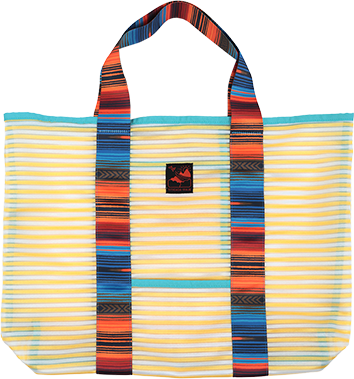 カラフルメッシュトートバッグ/イエロー